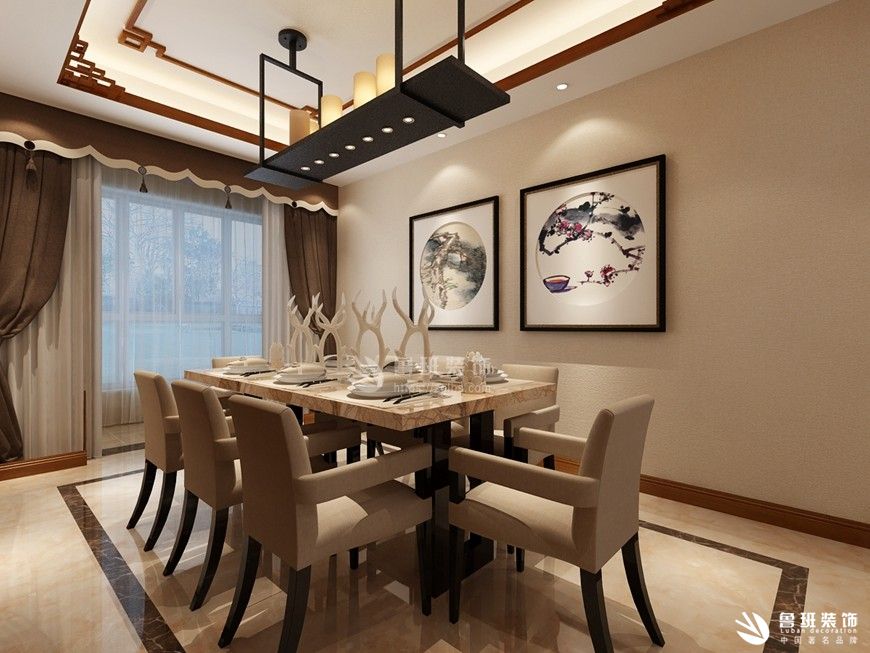 梧桐苑,新中式風格,餐廳