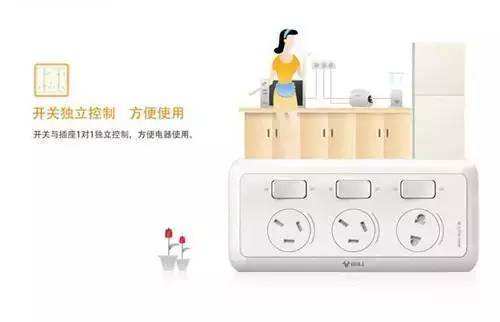 廚房獨(dú)立旋轉(zhuǎn)開(kāi)關(guān)插座 廚房獨(dú)立旋轉(zhuǎn)開(kāi)關(guān)插座